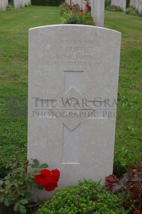 Perth Cemetery (China Wall) - Duffie, J